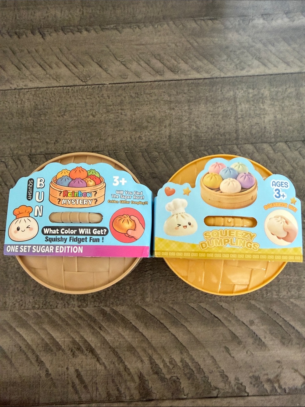 Squeezable Dumplings Squishy Fidget Toy - Assorted Pastel Colors